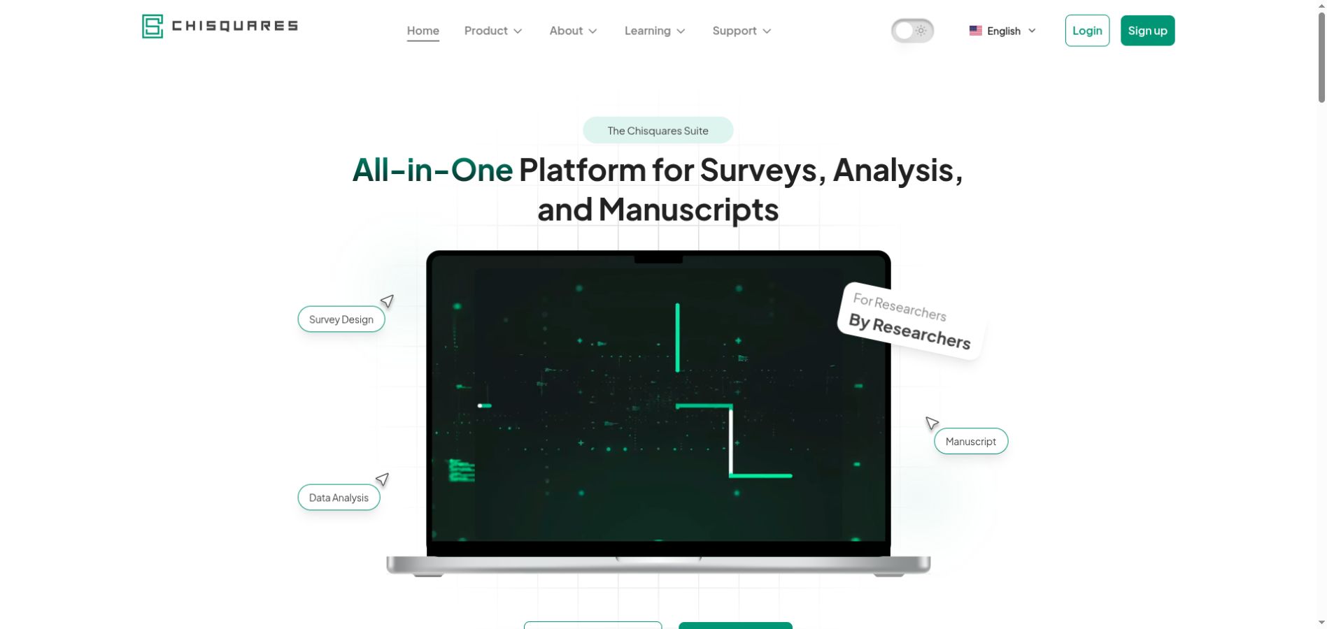 Chisquares website screenshot